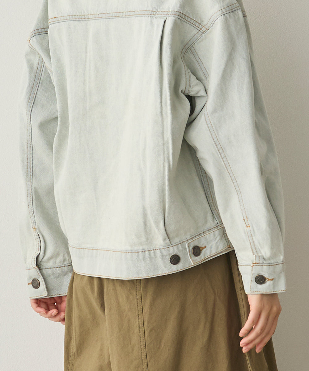ビッグシルエット デニムジャケット[1225-9000]