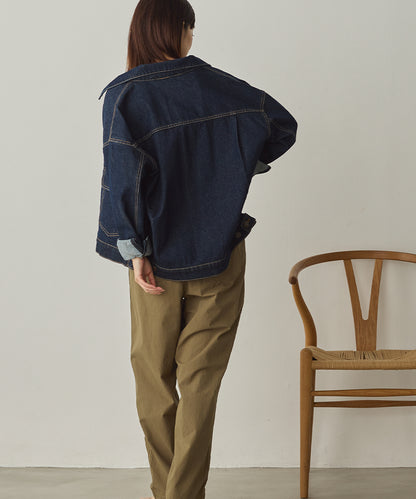 ビッグシルエット デニムジャケット[1225-9000]