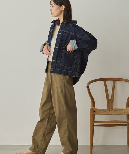 ビッグシルエット デニムジャケット[1225-9000]