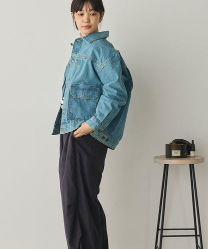 ビッグシルエット デニムジャケット[1225-9000]