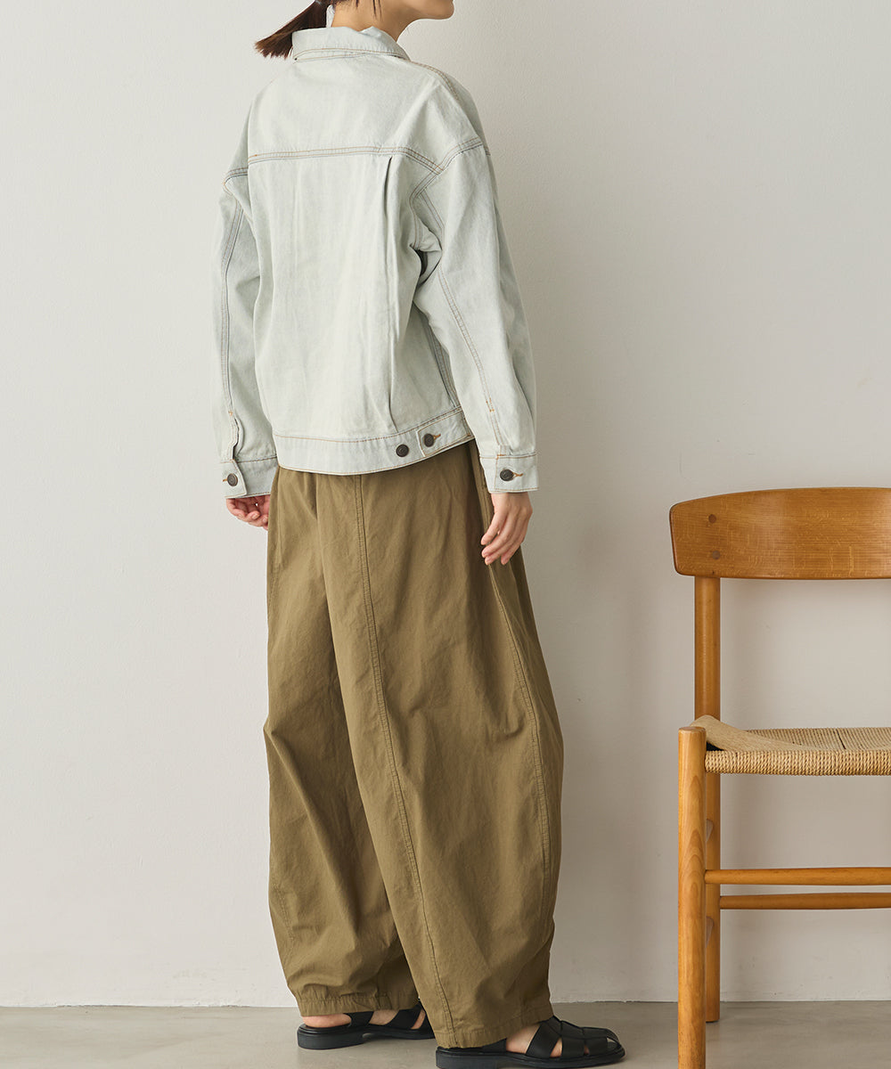 ダンプ＆デニムバルーンイージーパンツ[1225-1010]