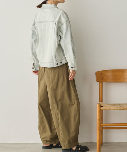 ダンプ＆デニムバルーンイージーパンツ[1225-1010]