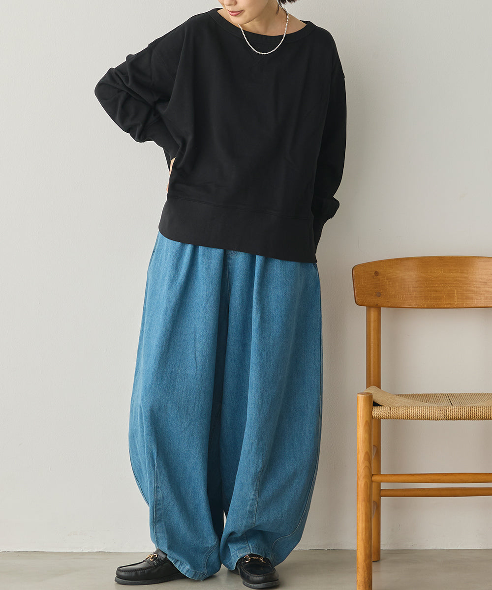 ダンプ＆デニムバルーンイージーパンツ[1225-1010]