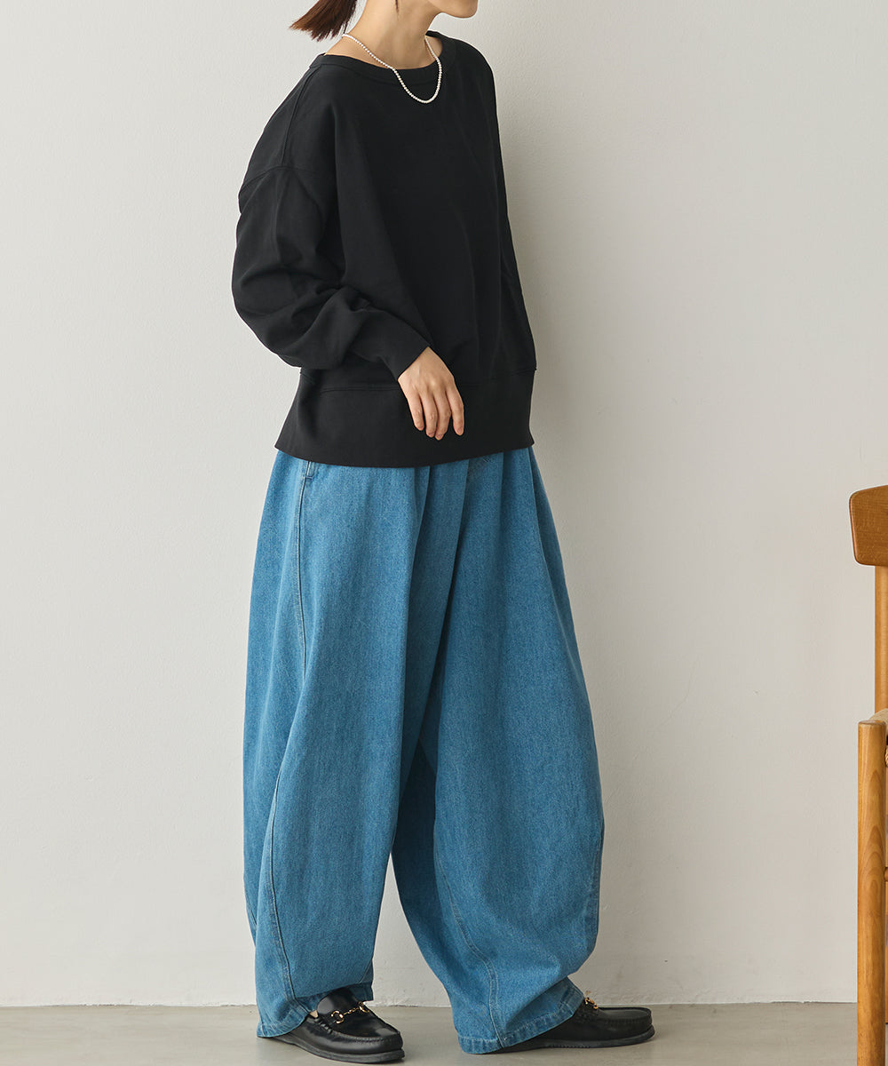 ダンプ＆デニムバルーンイージーパンツ[1225-1010]