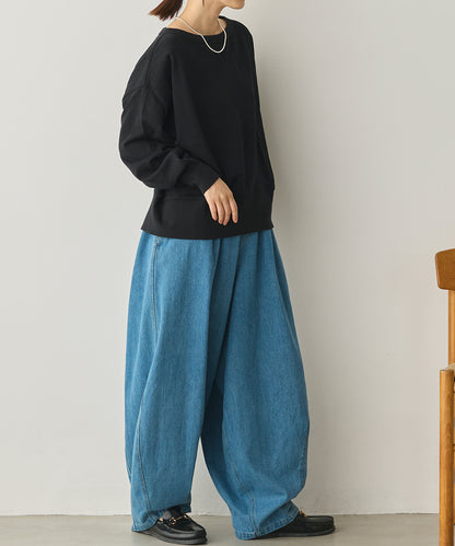 ダンプ＆デニムバルーンイージーパンツ[1225-1010]