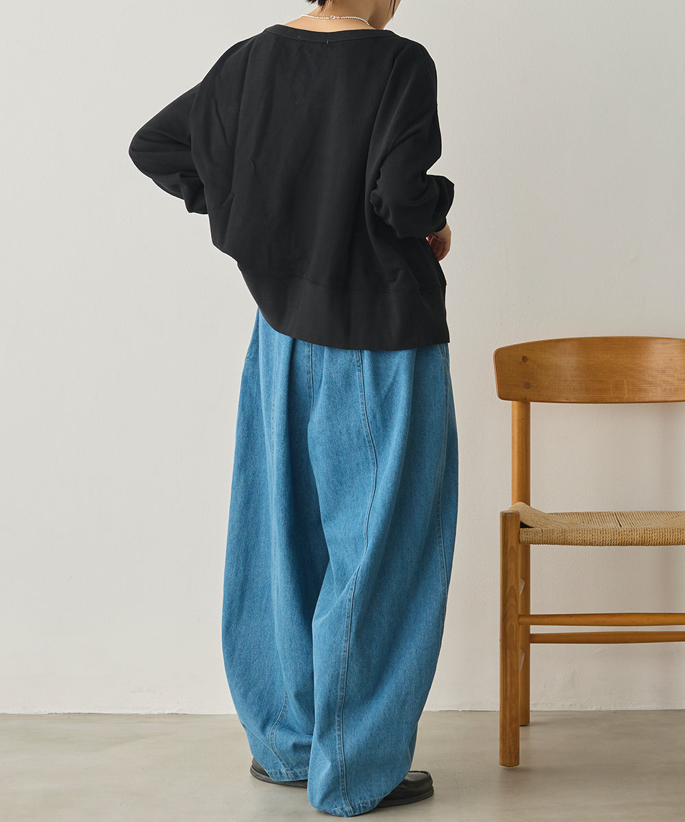 ダンプ＆デニムバルーンイージーパンツ[1225-1010]
