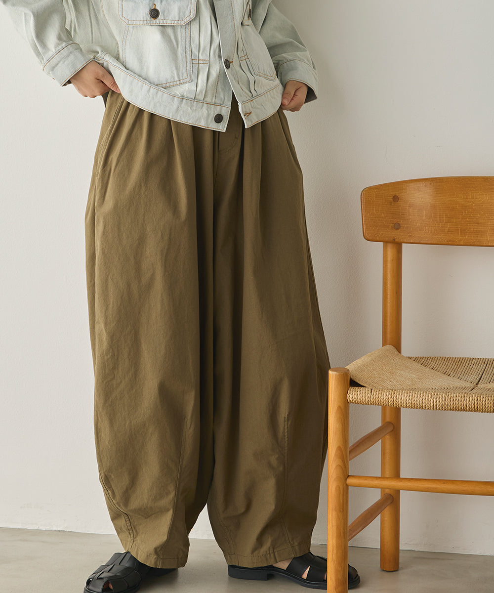 ダンプ＆デニムバルーンイージーパンツ[1225-1010]