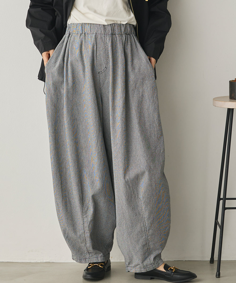 ダンプ＆デニムバルーンイージーパンツ[1225-1010]