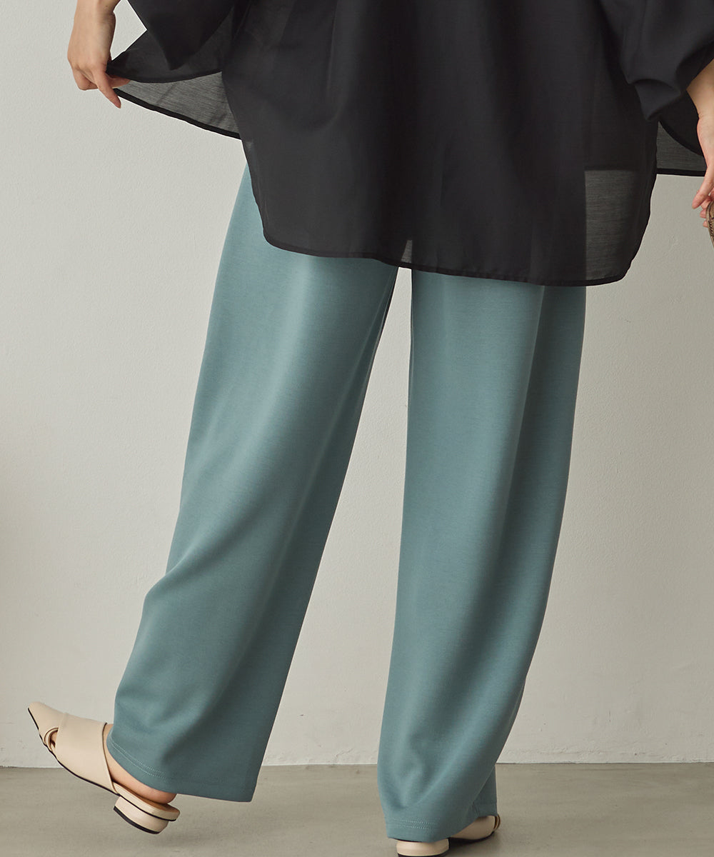 ダンボールニット切り替えカーブパンツ[1325-1014]