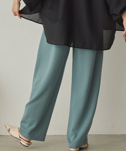 ダンボールニット切り替えカーブパンツ[1325-1014]