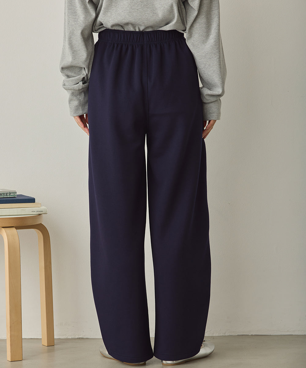 ダンボールニット切り替えカーブパンツ[1325-1014]