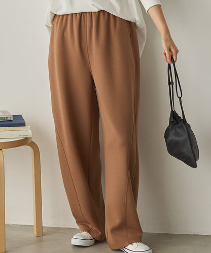 ダンボールニット切り替えカーブパンツ[1325-1014]