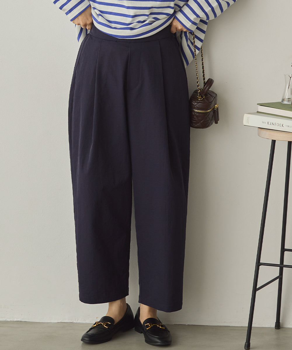 撥水シワ加工ストレッチタックパンツ[1325-1016] – Sans Souci 34＋