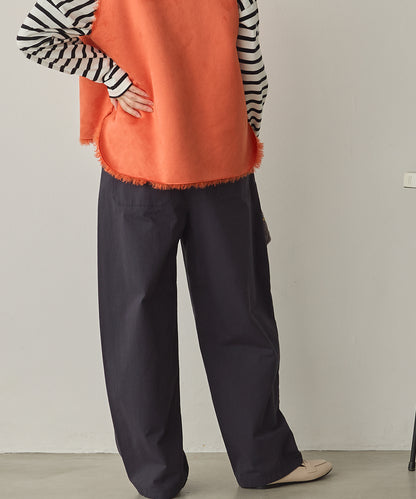 撥水シワ加工ストレッチタックパンツ[1325-1016]