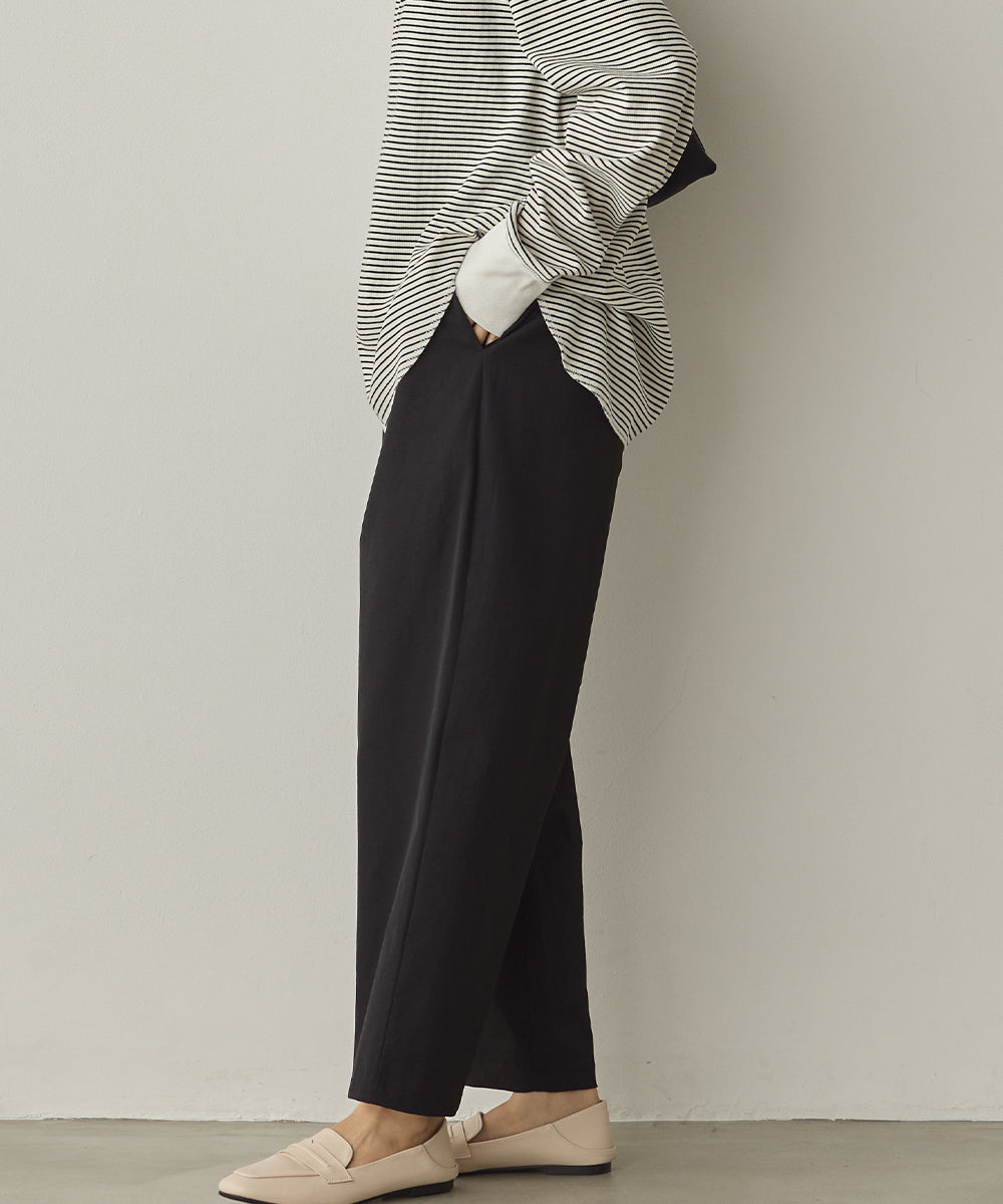 撥水シワ加工ストレッチタックパンツ[1325-1016]