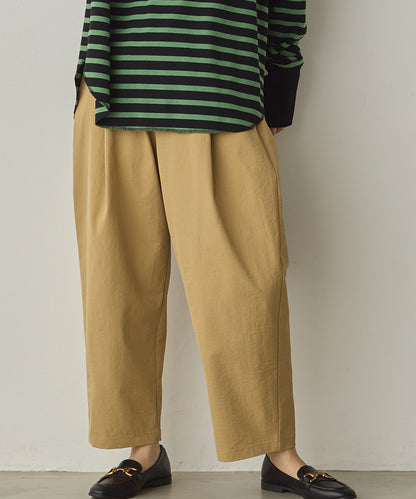 撥水シワ加工ストレッチタックパンツ[1325-1016]