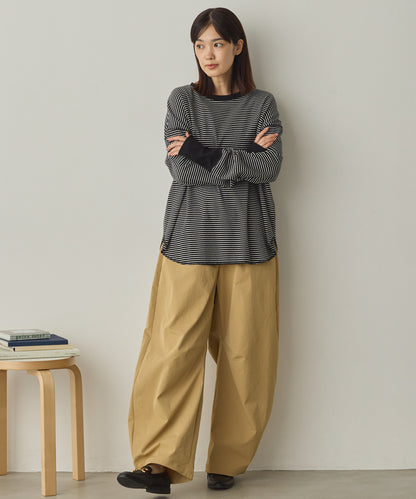 撥水シワ加工ストレッチカーブパンツ[1325-1017]