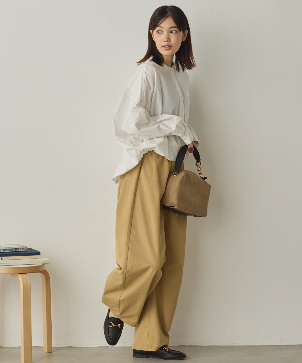 撥水シワ加工ストレッチカーブパンツ[1325-1017]