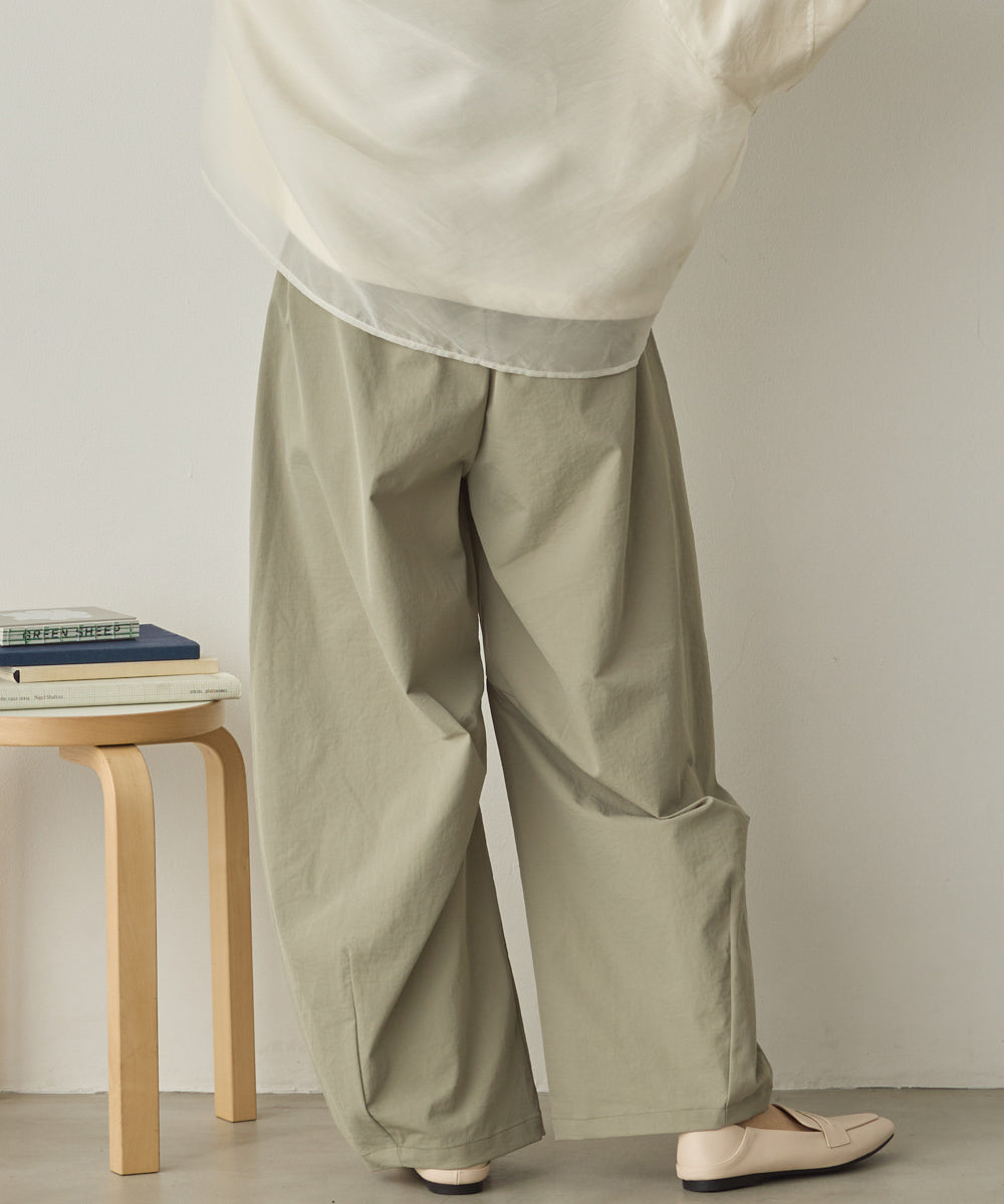 撥水シワ加工ストレッチカーブパンツ[1325-1017]