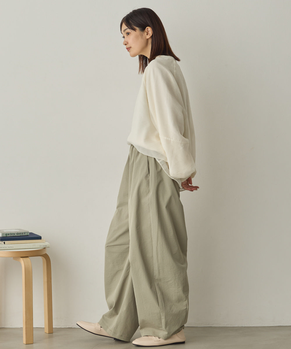 撥水シワ加工ストレッチカーブパンツ[1325-1017]