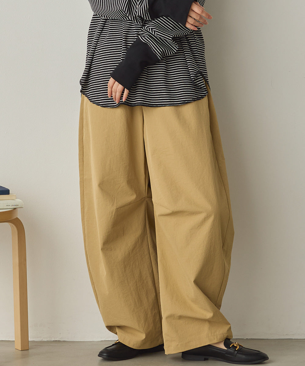 撥水シワ加工ストレッチカーブパンツ[1325-1017]