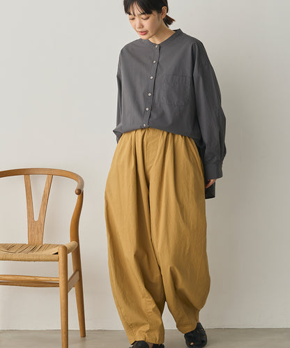 製品洗いブロードバンドカラー長袖シャツ[1325-4103]