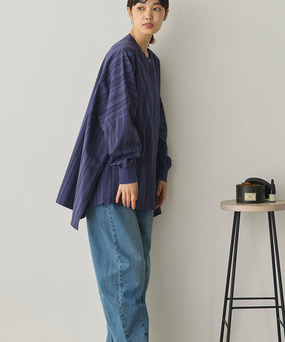 製品洗いブロード袖口リブBIGシャツ[1325-4105]
