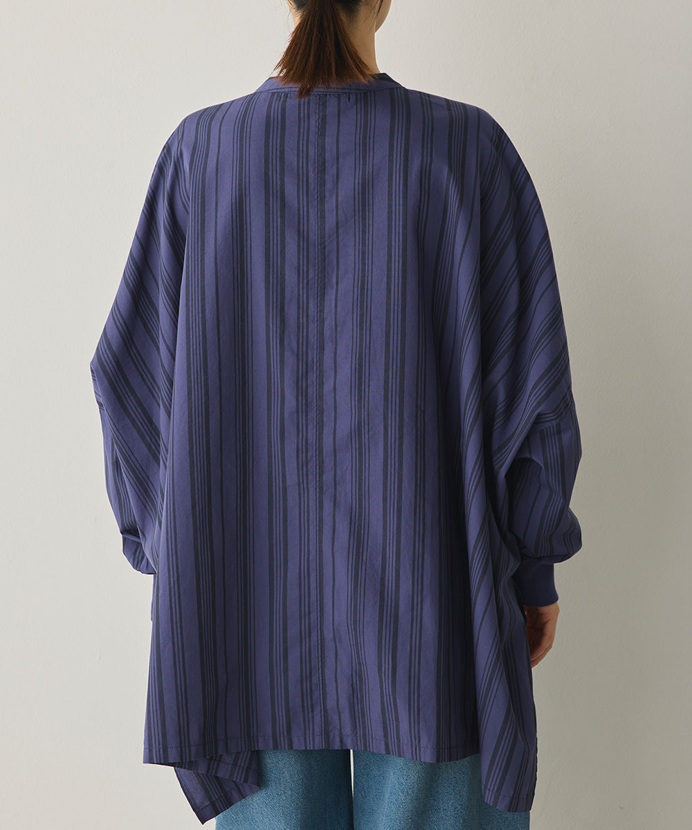 製品洗いブロード袖口リブBIGシャツ[1325-4105]