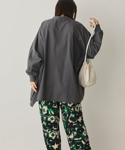 製品洗いブロード袖口リブBIGシャツ[1325-4105]