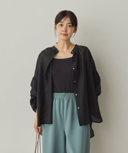 シアーボリューム袖長袖プルオーバー[1325-4109]