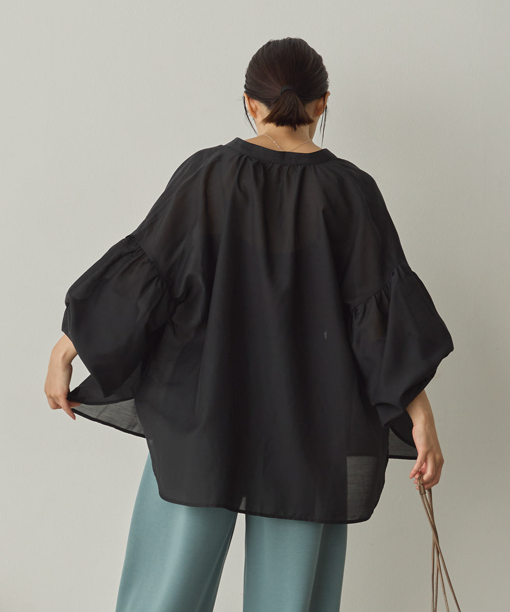 シアーボリューム袖長袖プルオーバー[1325-4109]