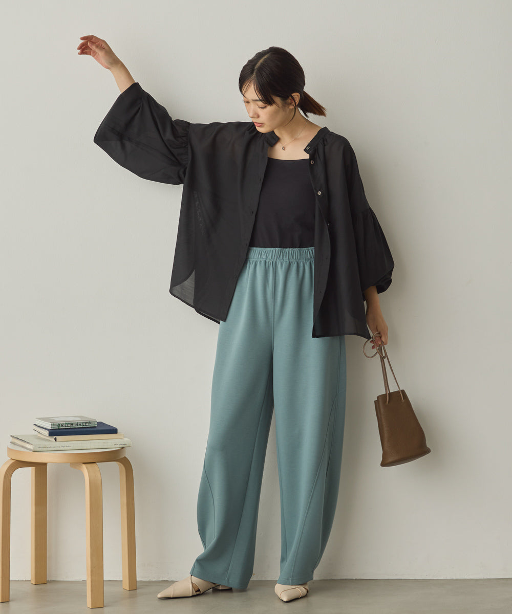 シアーボリューム袖長袖プルオーバー[1325-4109]