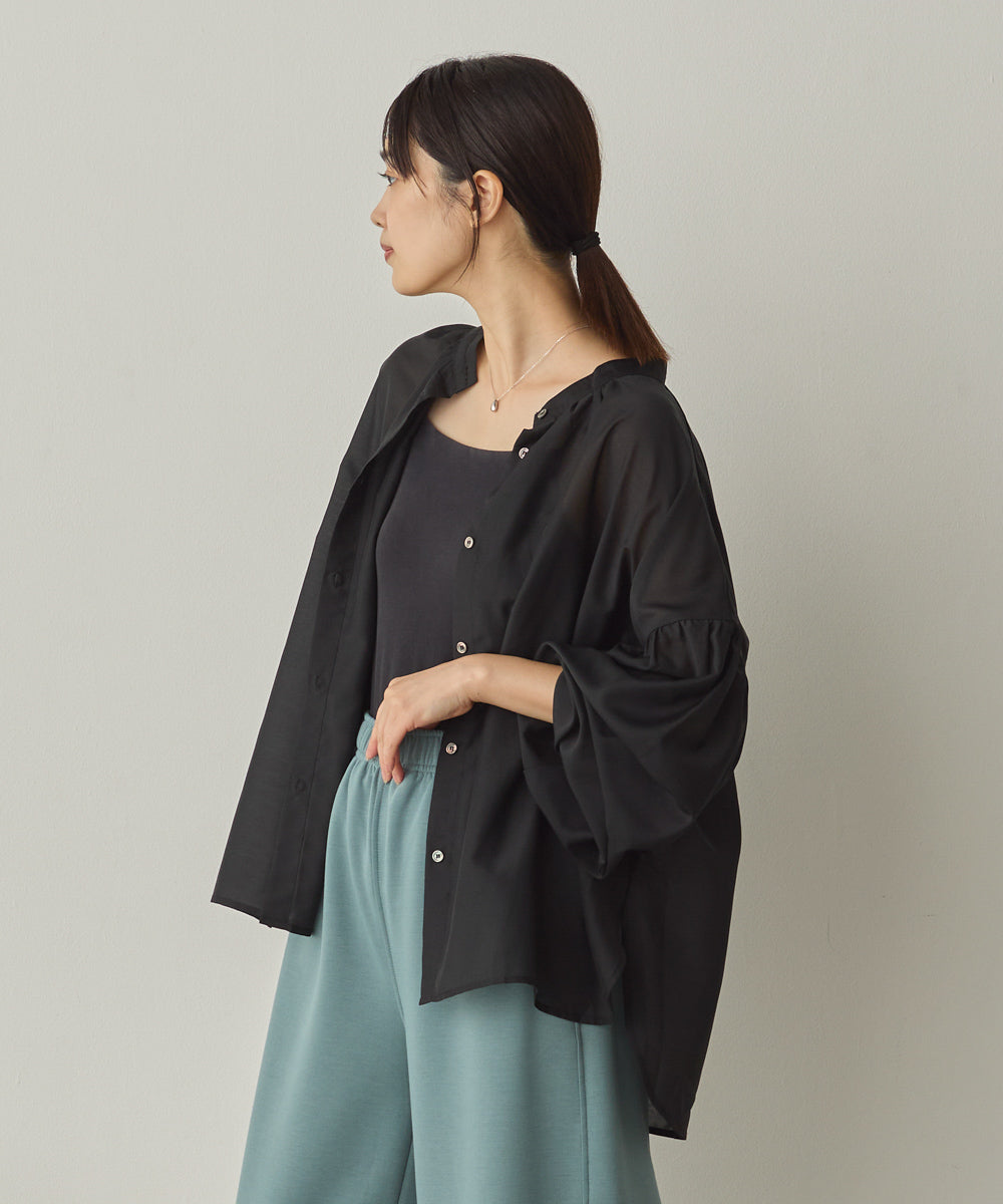 シアーボリューム袖長袖プルオーバー[1325-4109]