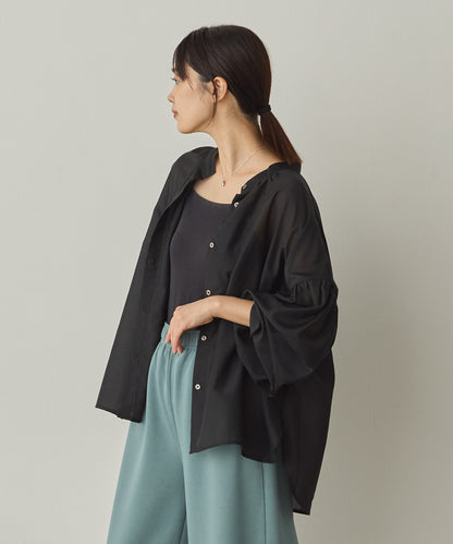 シアーボリューム袖長袖プルオーバー[1325-4109]