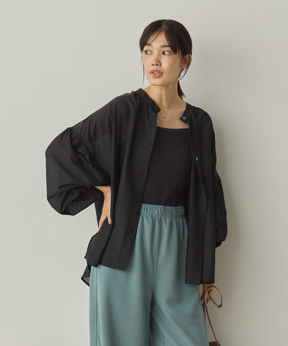 シアーボリューム袖長袖プルオーバー[1325-4109]