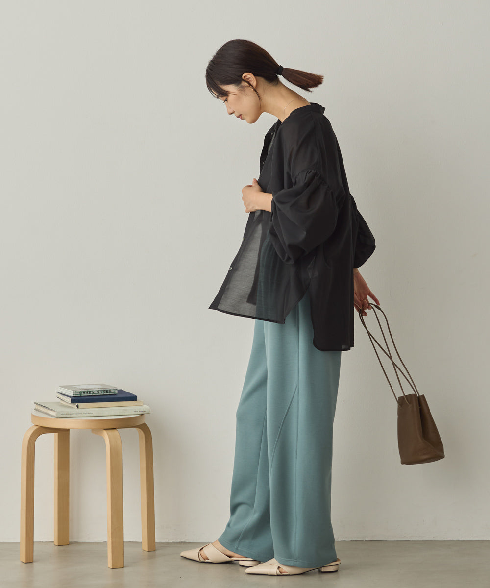 シアーボリューム袖長袖プルオーバー[1325-4109]