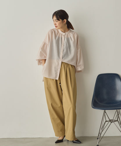 シアーボリューム袖長袖プルオーバー[1325-4109]