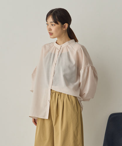 シアーボリューム袖長袖プルオーバー[1325-4109]