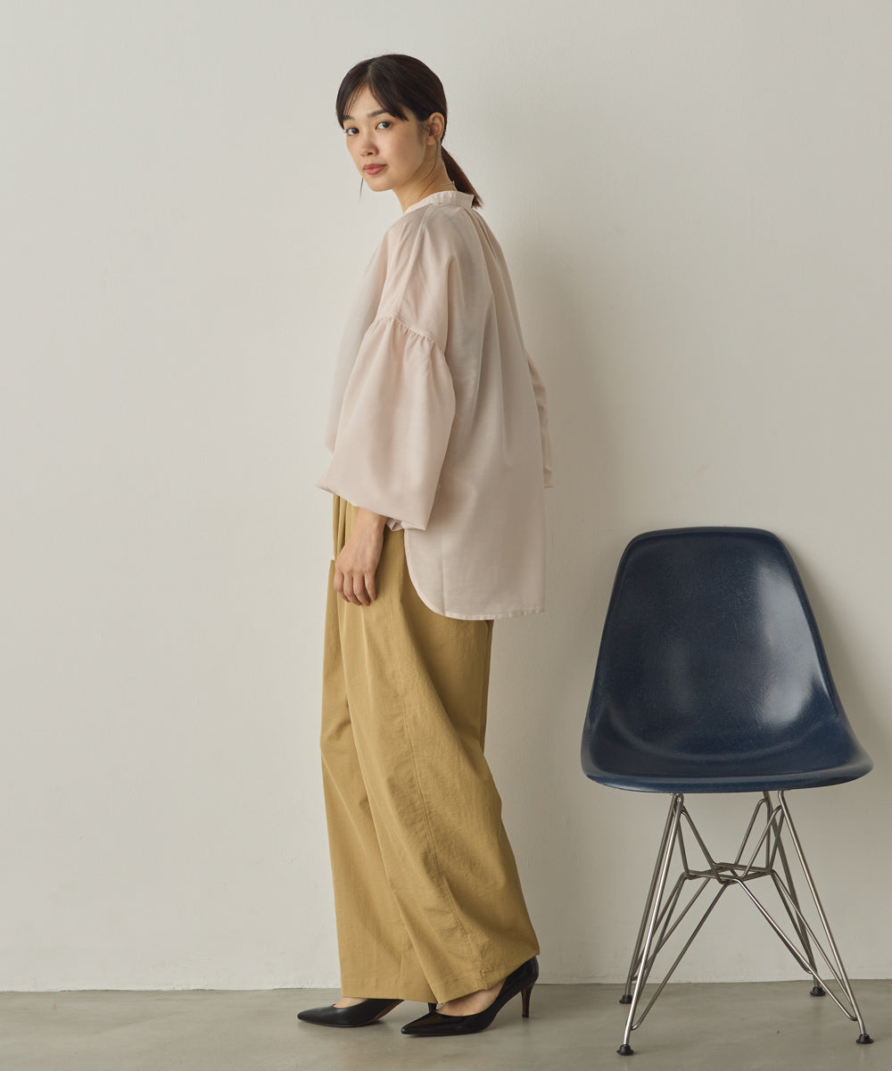 シアーボリューム袖長袖プルオーバー[1325-4109]