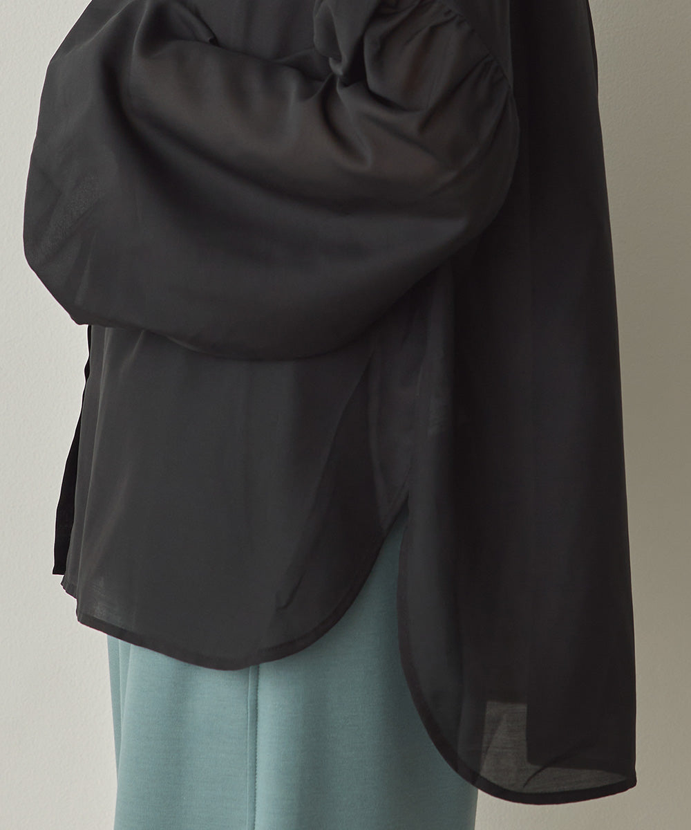 シアーボリューム袖長袖プルオーバー[1325-4109]