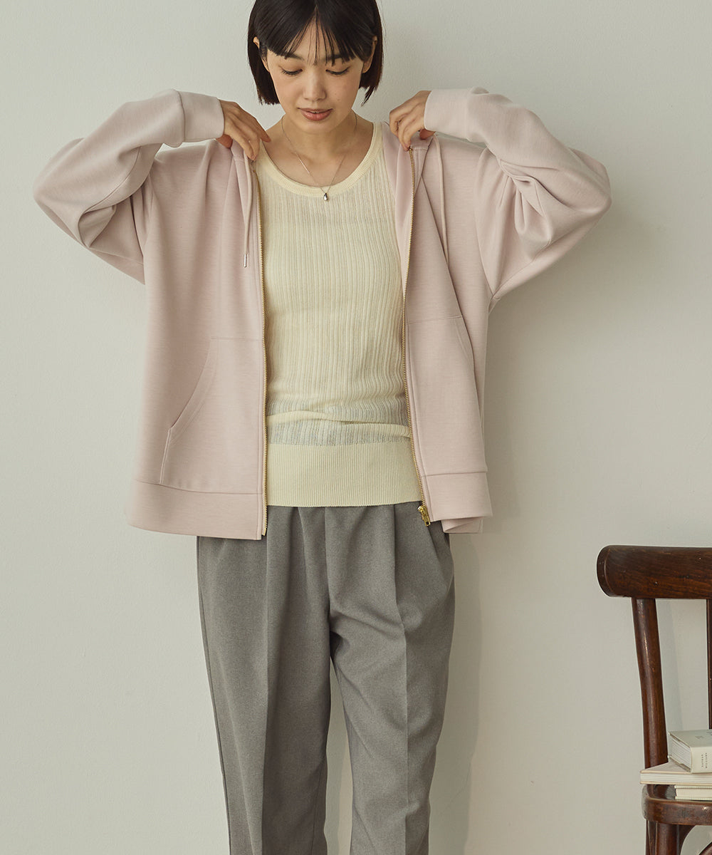 ふんわりコットンランダムリブタンクトップ[1325-5101]