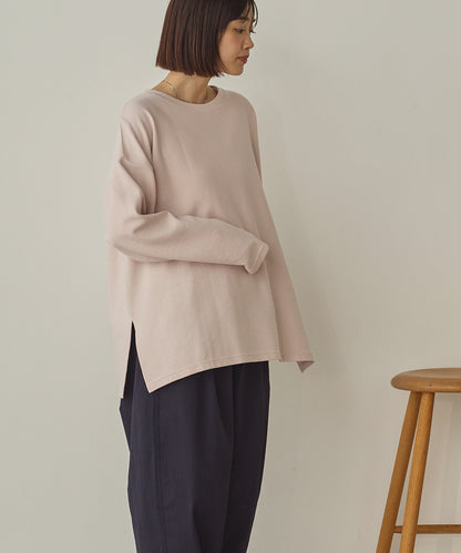 リップルダブルフェイスワイドシルエットTシャツ[1325-6142]