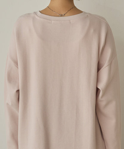 リップルダブルフェイスワイドシルエットTシャツ[1325-6142]