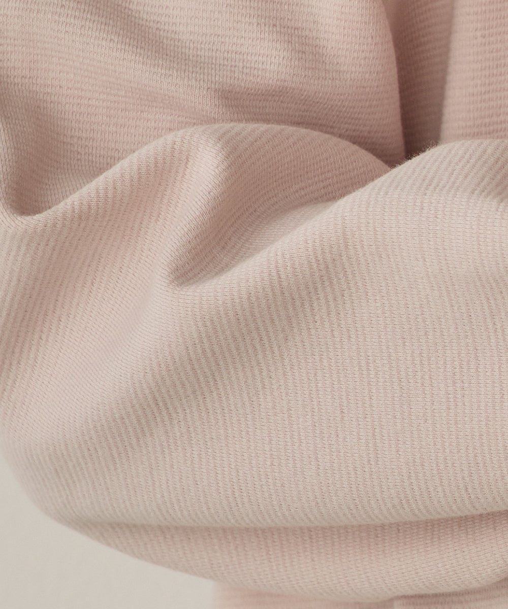 リップルダブルフェイスワイドシルエットTシャツ[1325-6142]