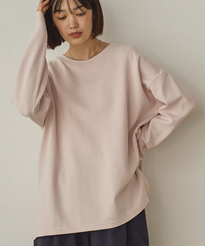 リップルダブルフェイスワイドシルエットTシャツ[1325-6142]