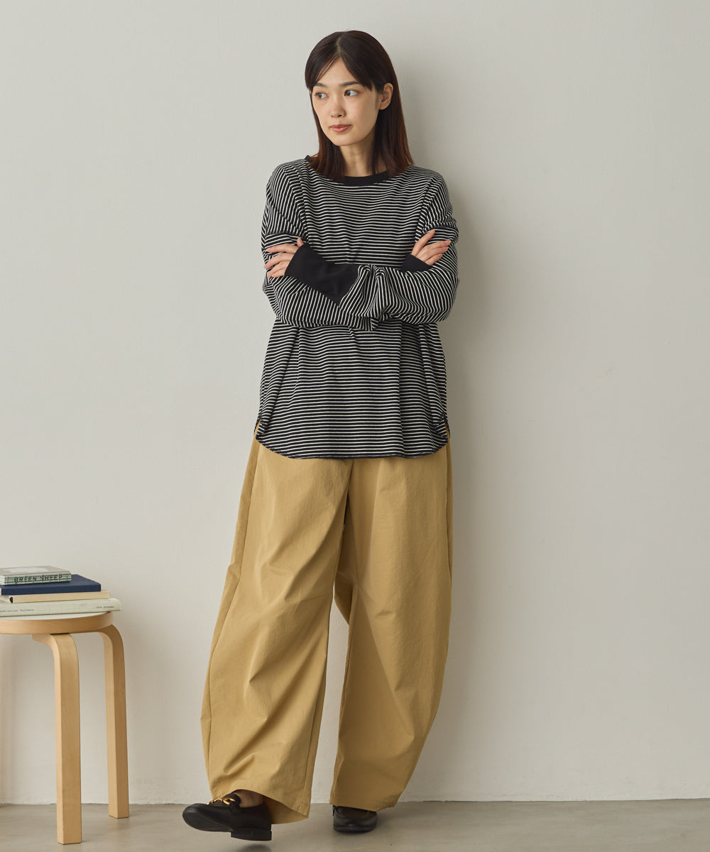 リブ裾ラウンドプルオーバー[1325-6146]