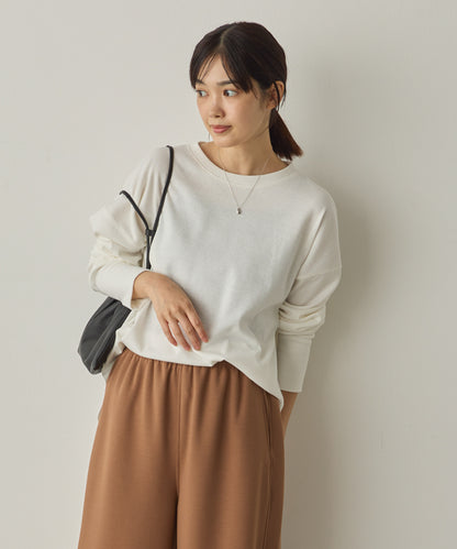 リブ裾ラウンドプルオーバー[1325-6146]