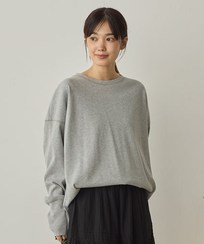 リブ裾ラウンドプルオーバー[1325-6146]