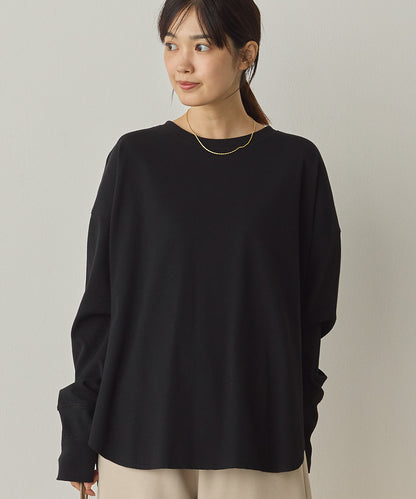 リブ裾ラウンドプルオーバー[1325-6146]