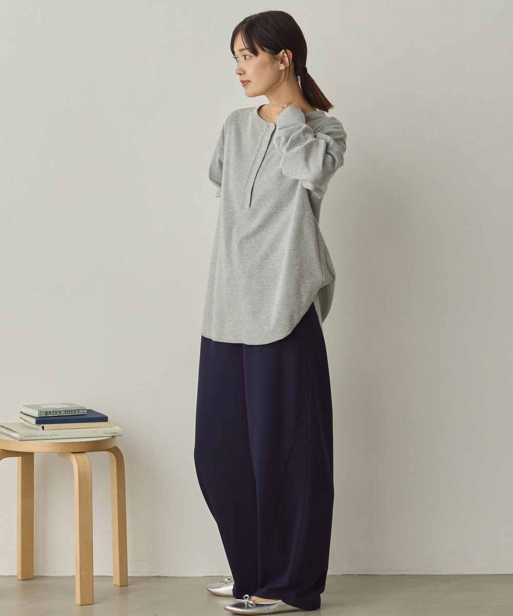 リブヘンリーネックプルオーバー[1325-6147]